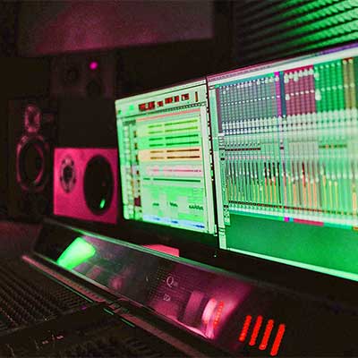 Audio editing, recording, composing, mixing and mastering